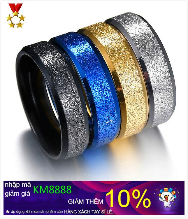 NHẪN NAM TITANIUM BÁN LẺ GIÁ SỈ