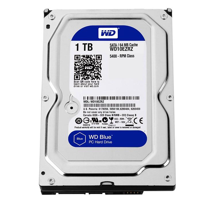 Ổ cứng HDD Western Digital Blue 1TB 3.5inch SATA III 64MB Cache 7200RPM WD10EZEX