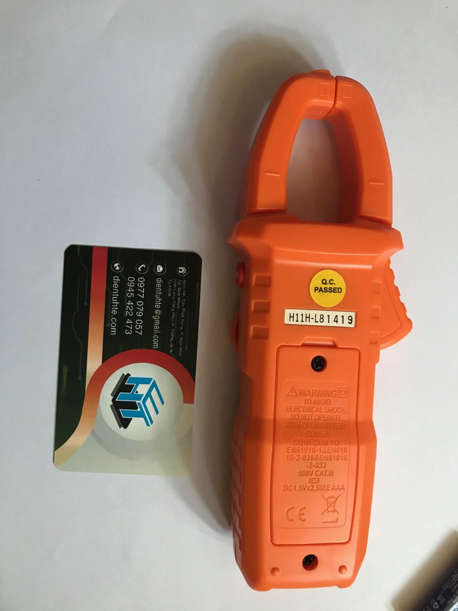 Ampe kìm kẹp cầm tay kỹ thuật số PeakMeter PM2018B