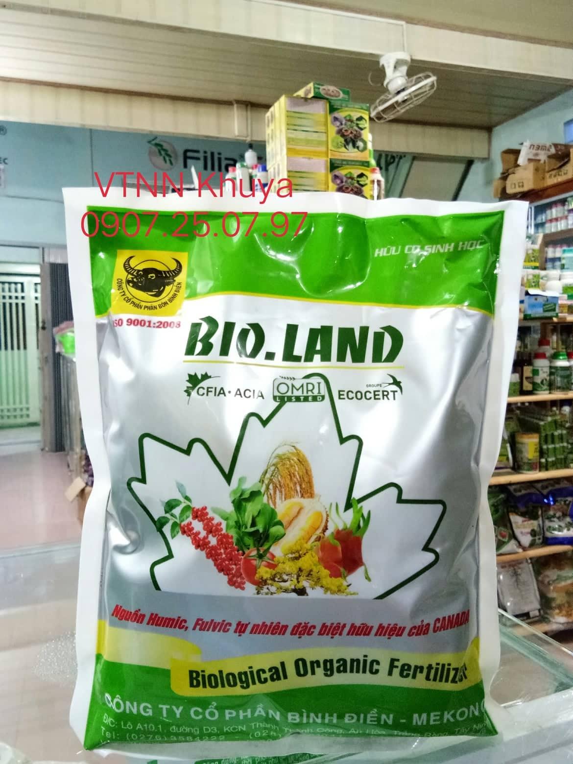 Phân bón hữu cơ nhập khẩu Canada Bio Land Kg