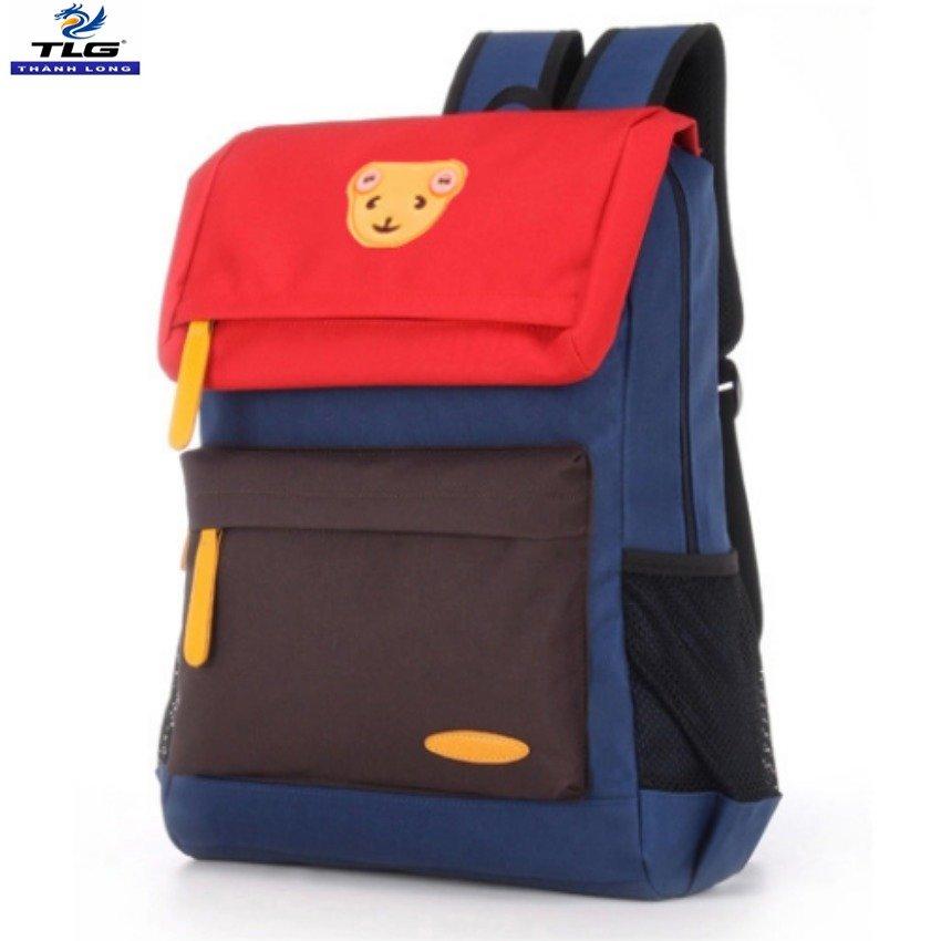 Ba lô, balo,ba lô trẻ em phong cách oxford - ba lô, balo học sinh trung học,ba lô, balo đi học - red,brown -205923-3 a -hq plaza