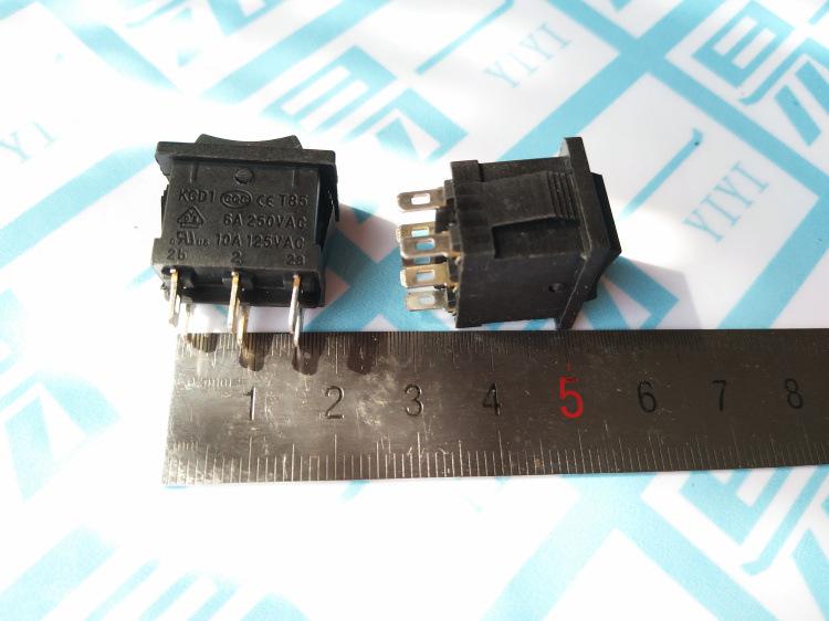 Công Tắc Bập Bênh 3 Chế Độ 6A 250V KCD1-203 (2 cái)