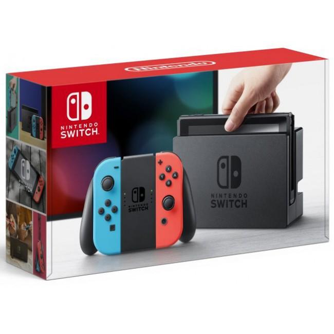 [Trả góp 0%]Máy Nintendo Switch with  Neon Blue And Red Joy -con