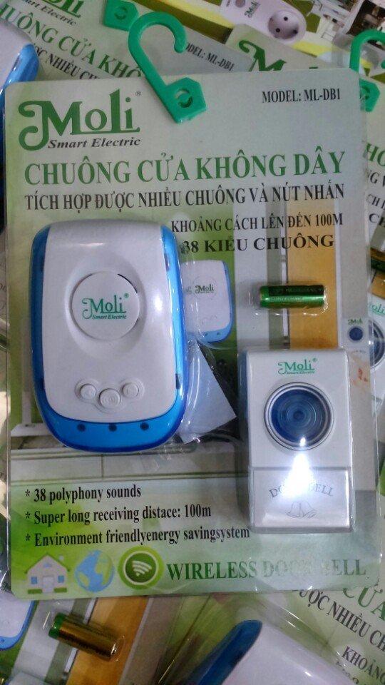 [HCM]CHUÔNG CỬA KHÔNG DÂY CAO CẤP MOLI