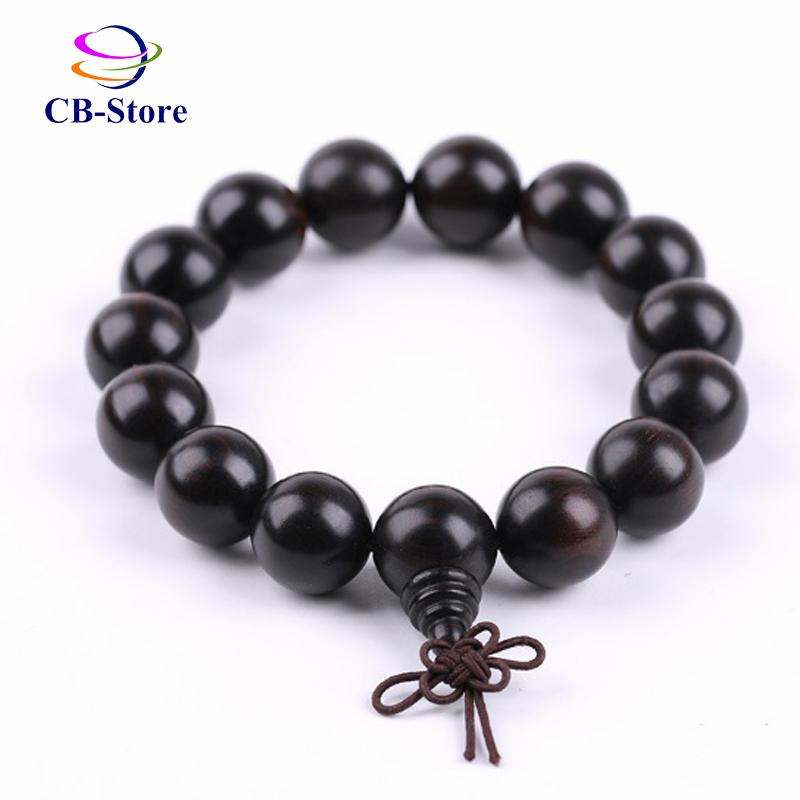 Vòng tay gỗ Mun Sừng Đen 15 li (CB-STORE)