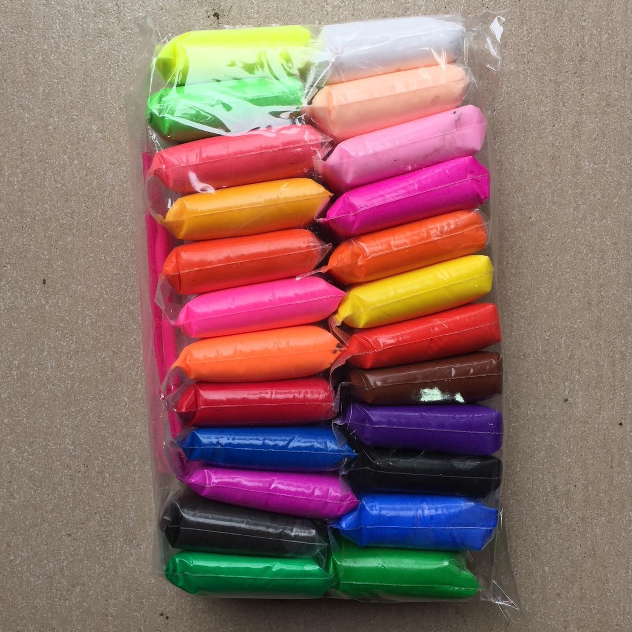 24 gói đất sét Nhật mềm mịn làm butter slime