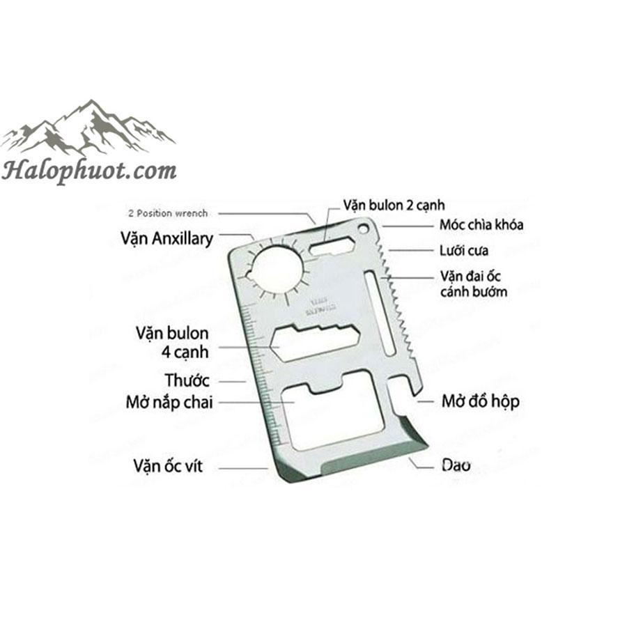 Miếng thép đa năng đi phượt 11 công dụng