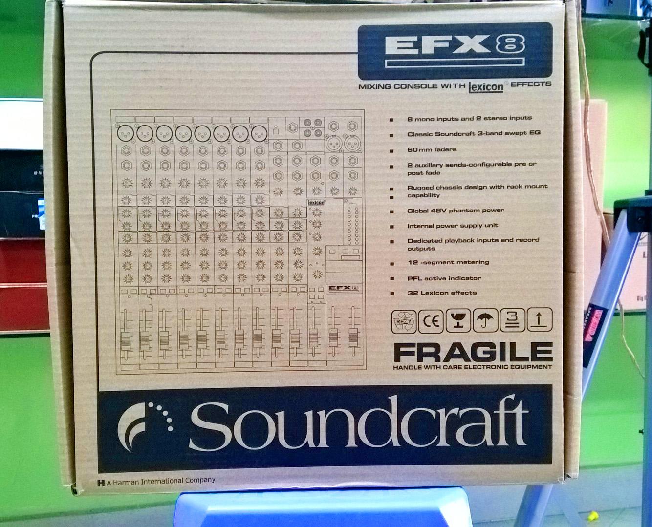 Mixer Soundcraft EFX8