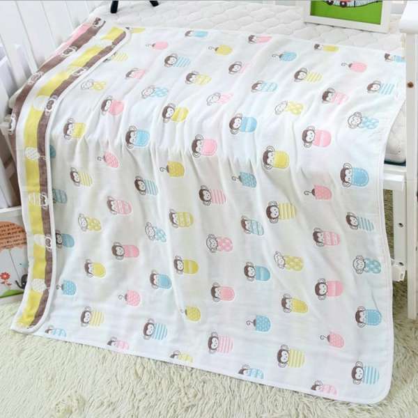 Trẻ Sơ Sinh 100% Cotton Cho Bé Trai Bé Gái Bé Chăn Mỏng Đắp Mùa Hè Khăn Tắm