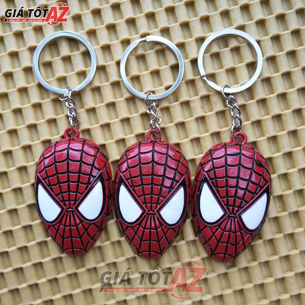 Móc treo chìa khóa mẫu Marvel Spider Man 3D cực đẹp