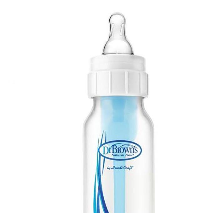 Bình Sữa Chống Sặc Cổ Thường 120ml Dr.Brown's (Xanh Dương Nhạt)