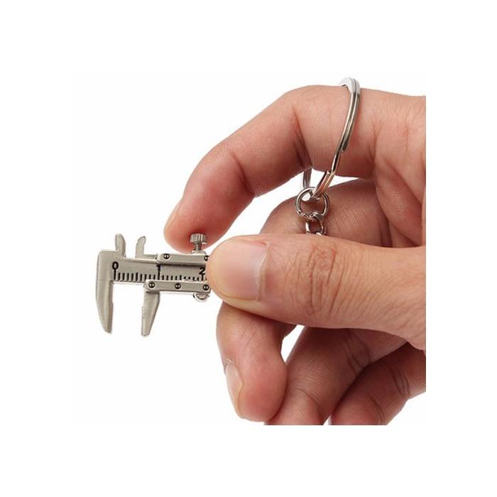 móc khóa thước kẹp