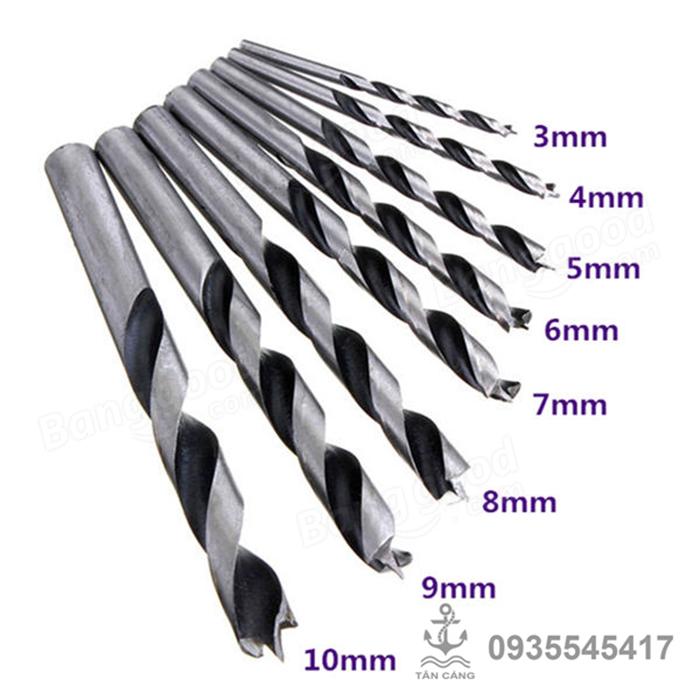 Bộ 8 mũi khoan gỗ định tâm