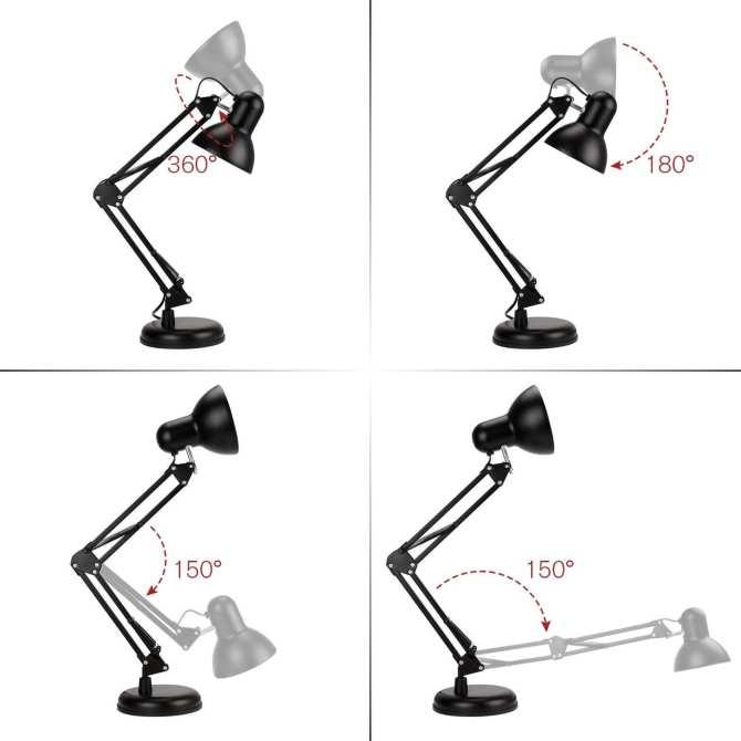 Đèn bàn pixar có đế tự đứng , đèn để bàn, đèn học chống cận kèm kẹp bàn loại xịn 2 in1 ( Không kèm bóng )