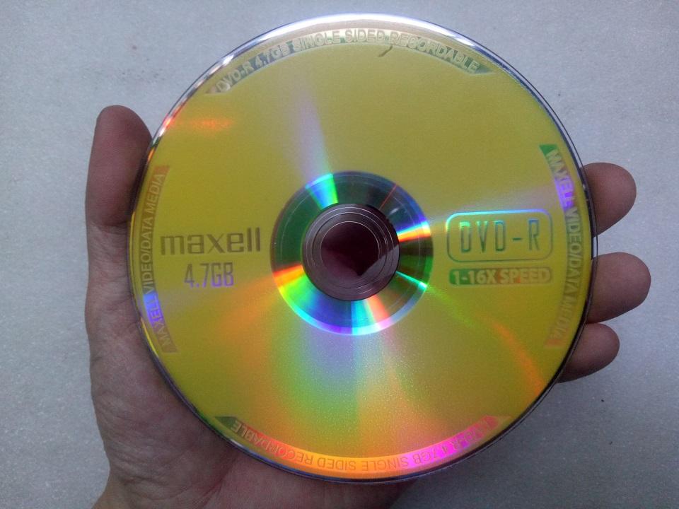 Combo lẻ 5 Đĩa DVD trắng , loại tốt, chất lượng (bán lẻ)