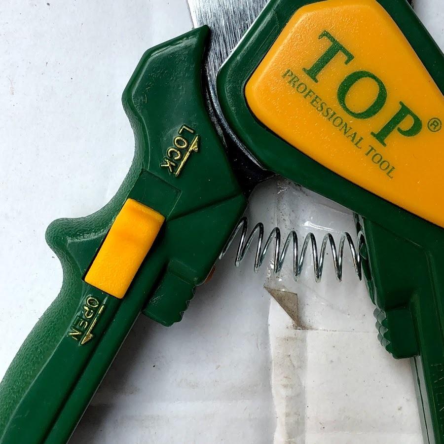 Kéo cắt cành cây 8" TG-1128 TOP (xanh lá cây)
