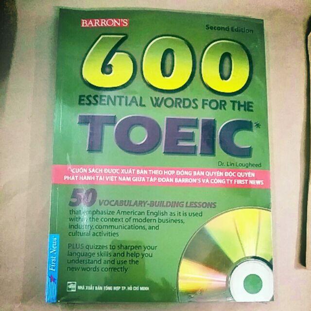 Sách : 600 Essential words for the TOEIC( kèm đĩa CD)