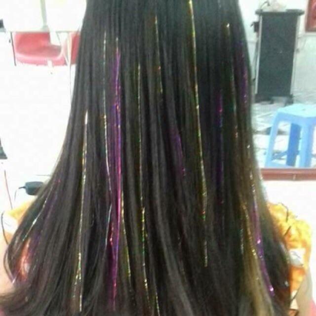 [HCM]Combo 2 tép line tóc kim tuyến màu sắc đủ màu- mua từ 5 tép tặng 1 tep cùng loại