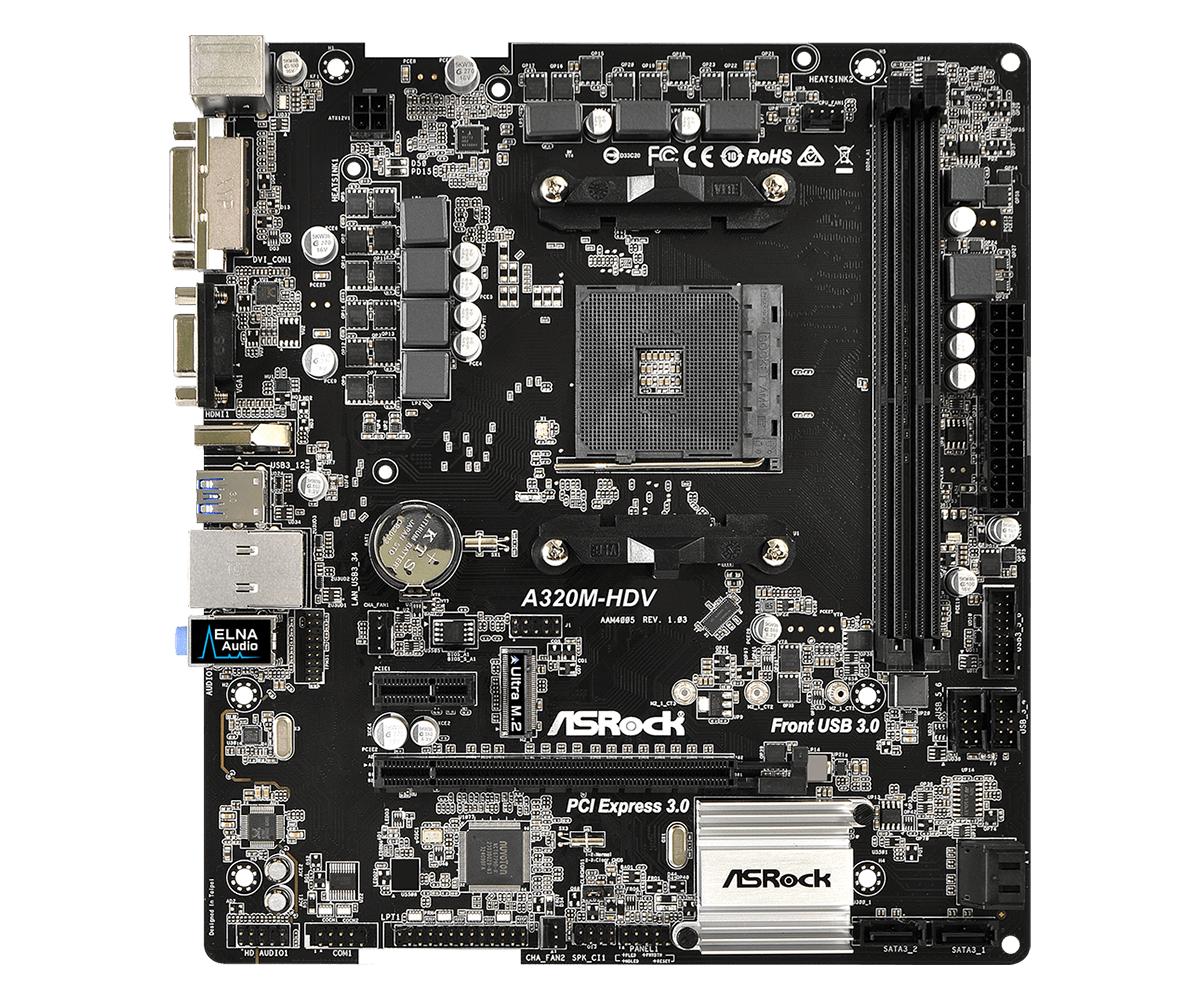 Bo mạch chủ Mainboard Asrock A320M-HDV