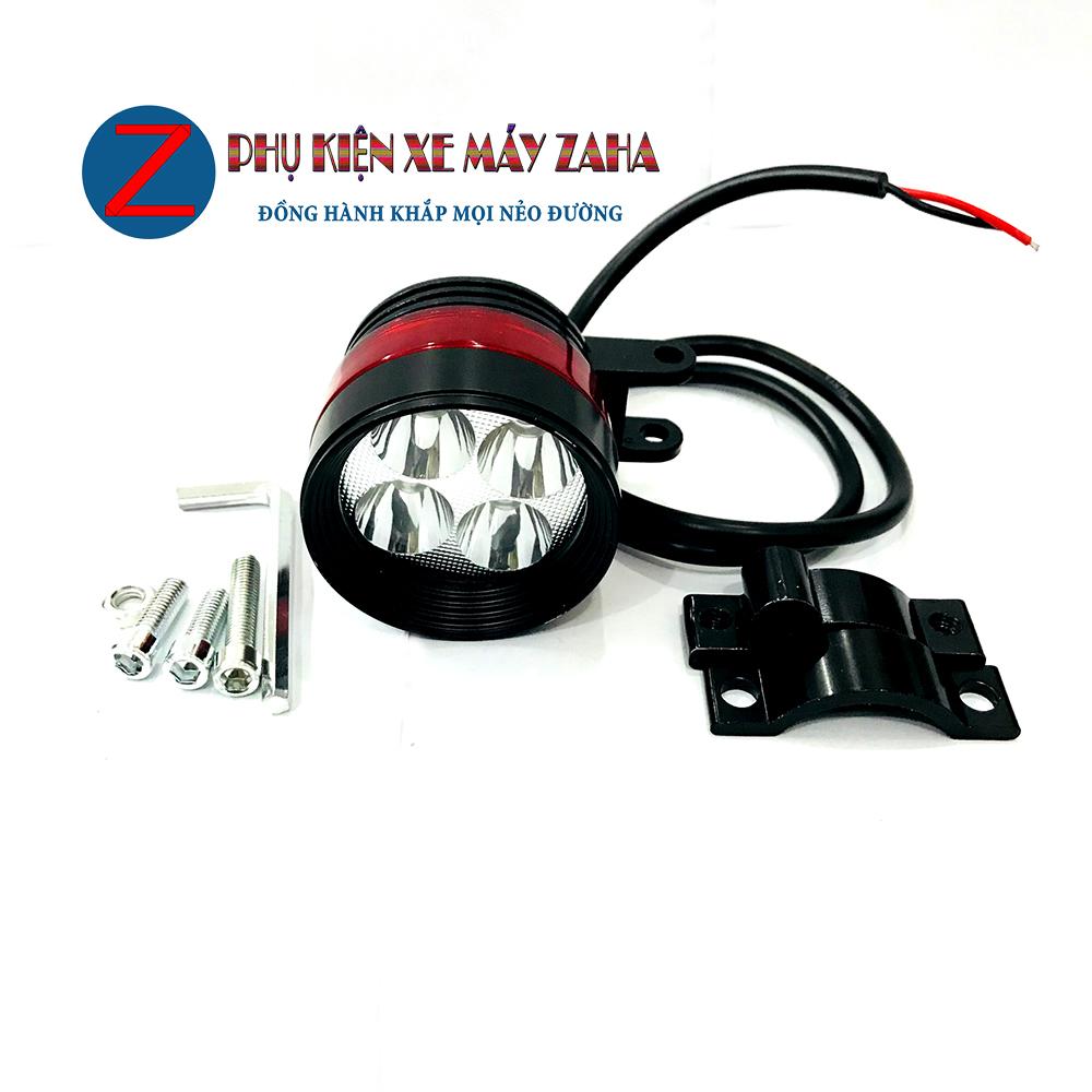 Đèn pha led xe máy L4R ZAHA + TẶNG công tắc Passing đá đèn