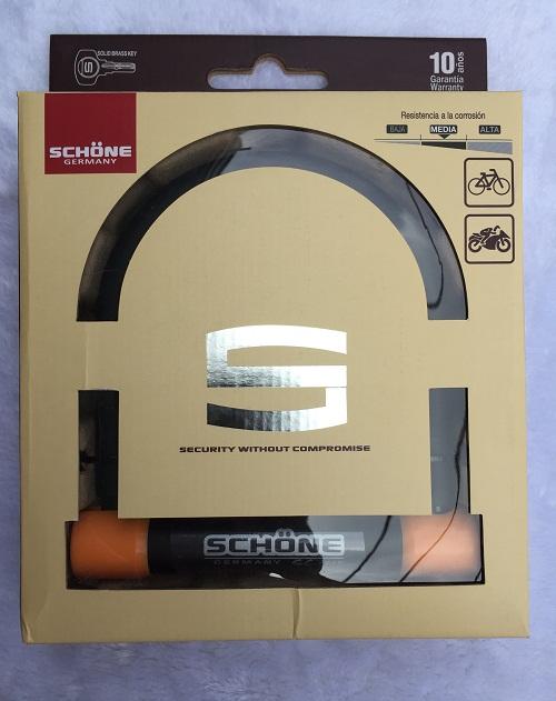 Khóa SCHONE SC-210 chữ U xe máy cao cấp ( Germany )
