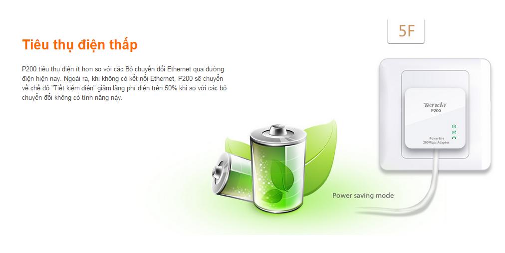 Tenda P200 200Mbps PowerLine