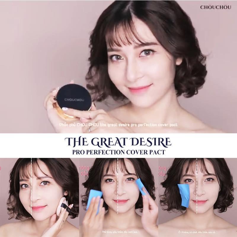 Phấn phủ kềm dầu CHOU CHOU