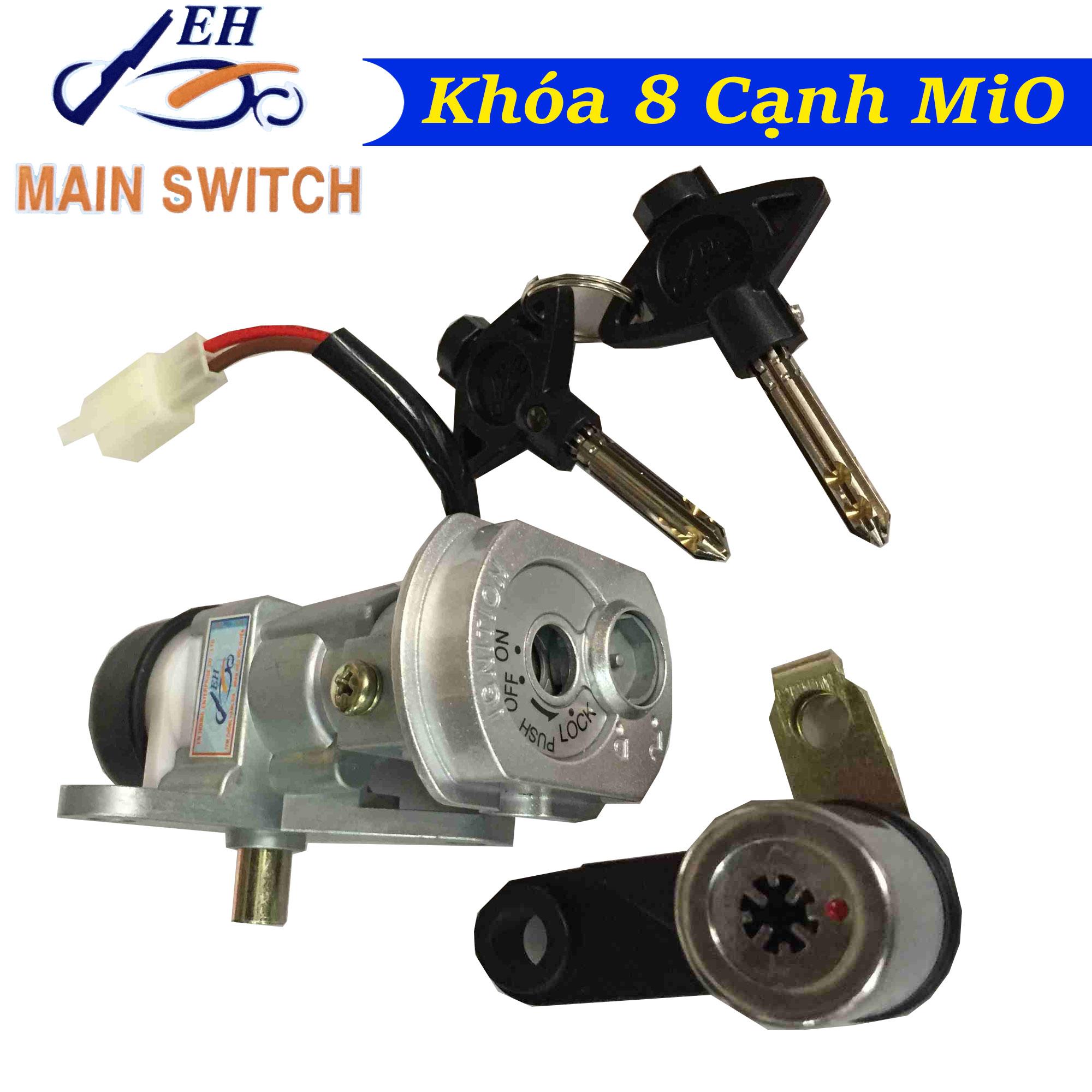 [HCM]Ổ Khóa Chống Trộm 8 Cạnh Xe MIO