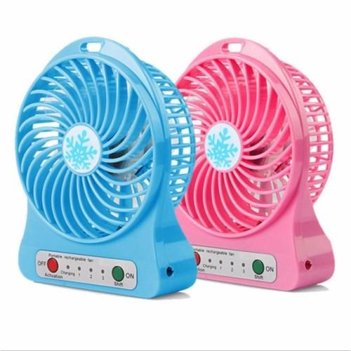 Quạt mini tích điện để bàn có dây cắm Usb