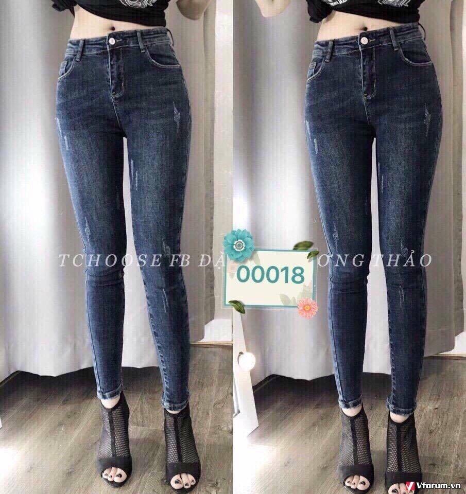 [HCM]Quần Jean Nữ Lưng Cao Chất Liệu Đẹp PHƯƠNG VI FASHION PV00018 ( SET QUẦN JEAN + ÁO THUN ĐẶT RIÊNG )