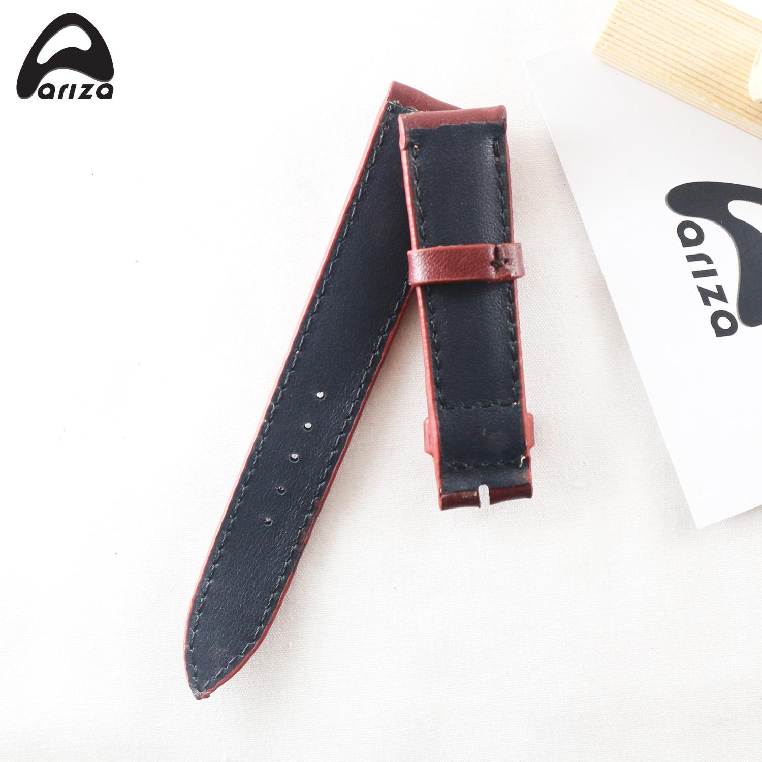 Dây đồng hồ da da bò thật 100% ARIZA SIZE 18mm( Phat Tien Shop bảo hành 12 tháng)