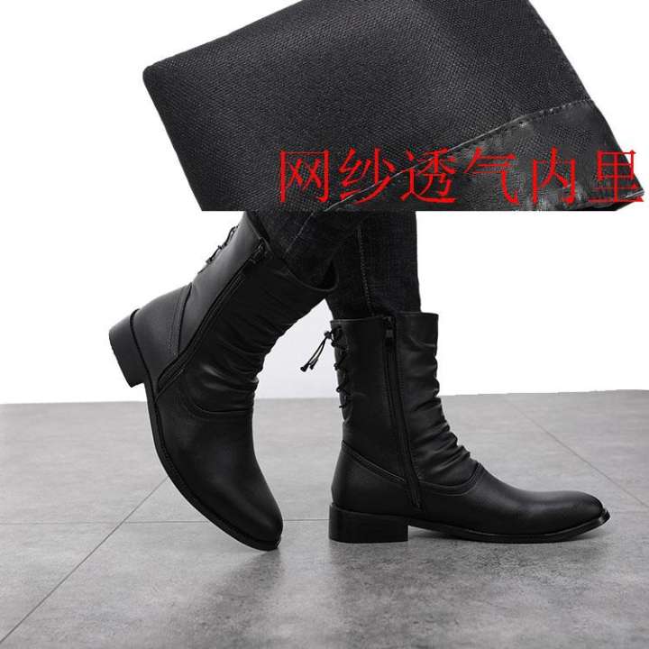 high leg boots mens