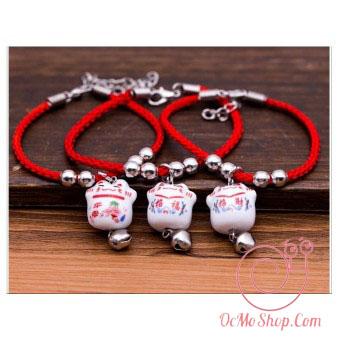 [HCM]Vòng Tay Mèo Sứ May Mắn Mẫu 1