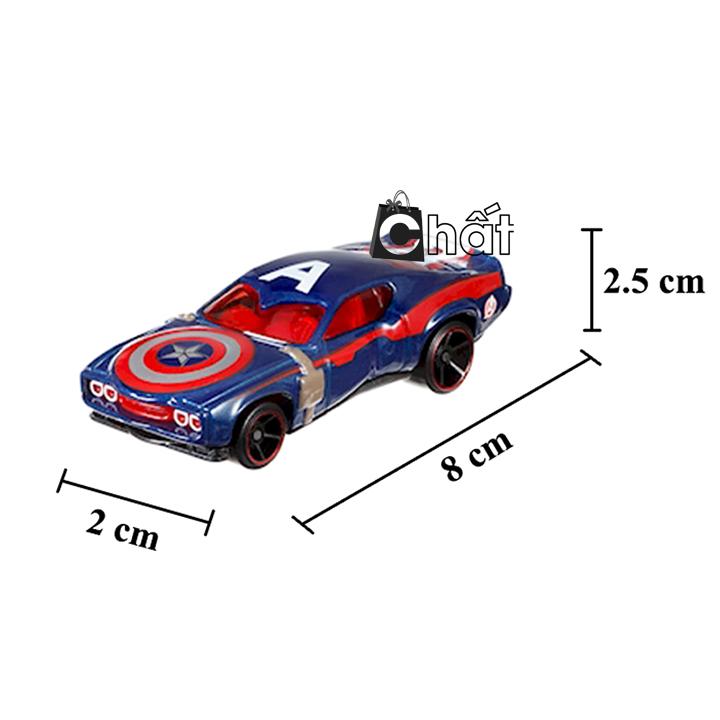 Bộ 6 xe siêu anh hùng hotwheel 8618