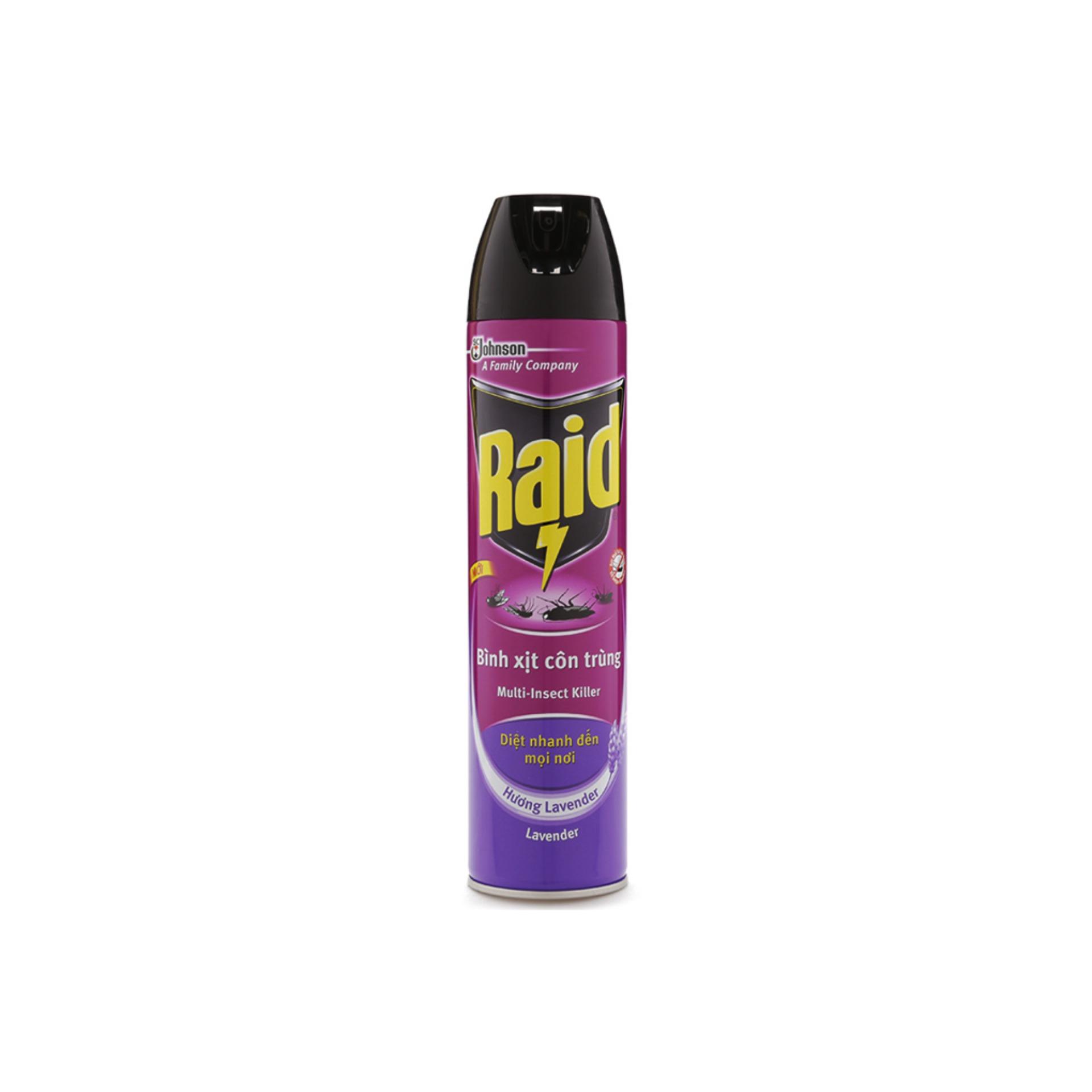 Bình xịt côn trùng Raid 600ml