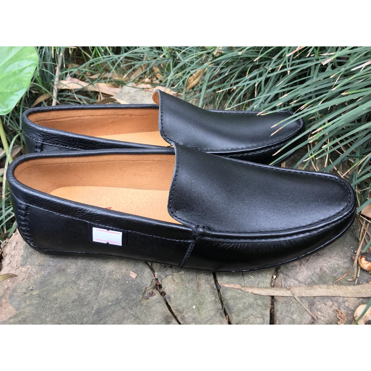 Giầy lười nam da bò