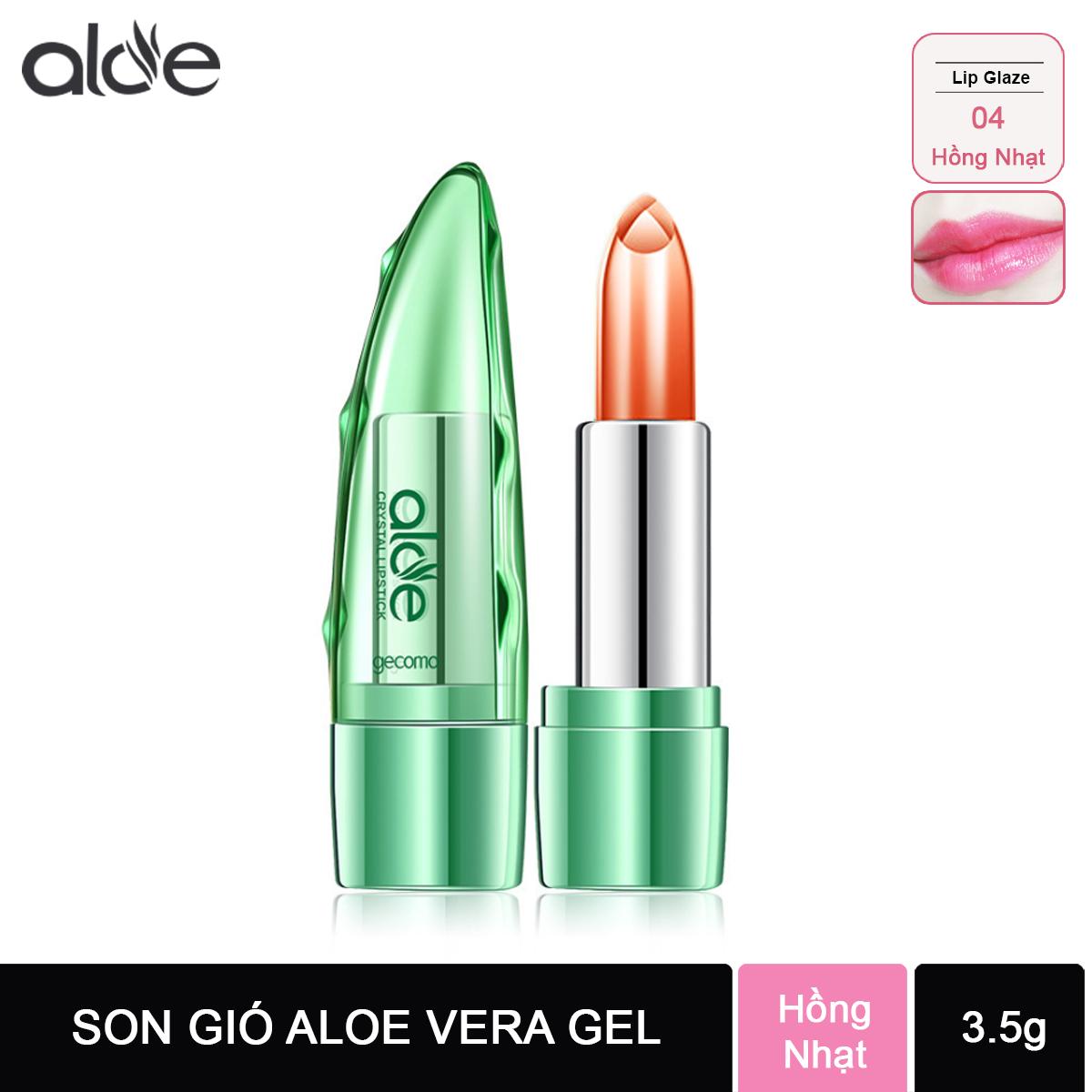 Combo 2 Thỏi Son Gió AloE Cao Cấp + ( quà tặng bút chì kẻ mày)