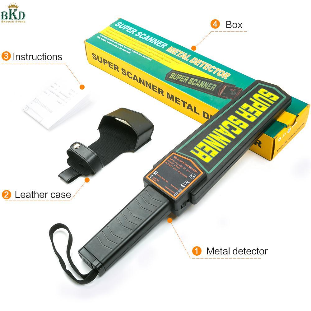 Bkodak Store Vibration Acousto-Optic Handheld Metal Detector Metal Sniffer
