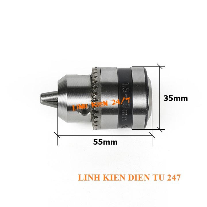 Đầu mang ranh b12 kẹp mũi khoan 1.5 - 10mm