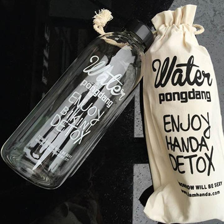 Bình nhựa Detox đựng nước 1L