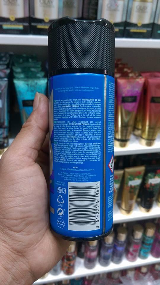 Xịt khử mùi toàn thân Playboy Generation Anti White Marks 150ml