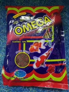 Thức ăn cho cá OMEGA 500gram hạt trung thumbnail