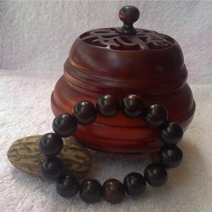 [HCM]Vòng đeo tay gỗ trắc 16mm