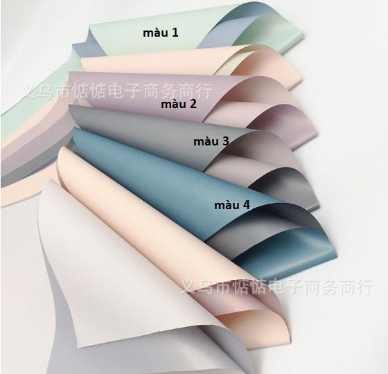 [HCM]Giấy gói hoa không thấm nước hai màu