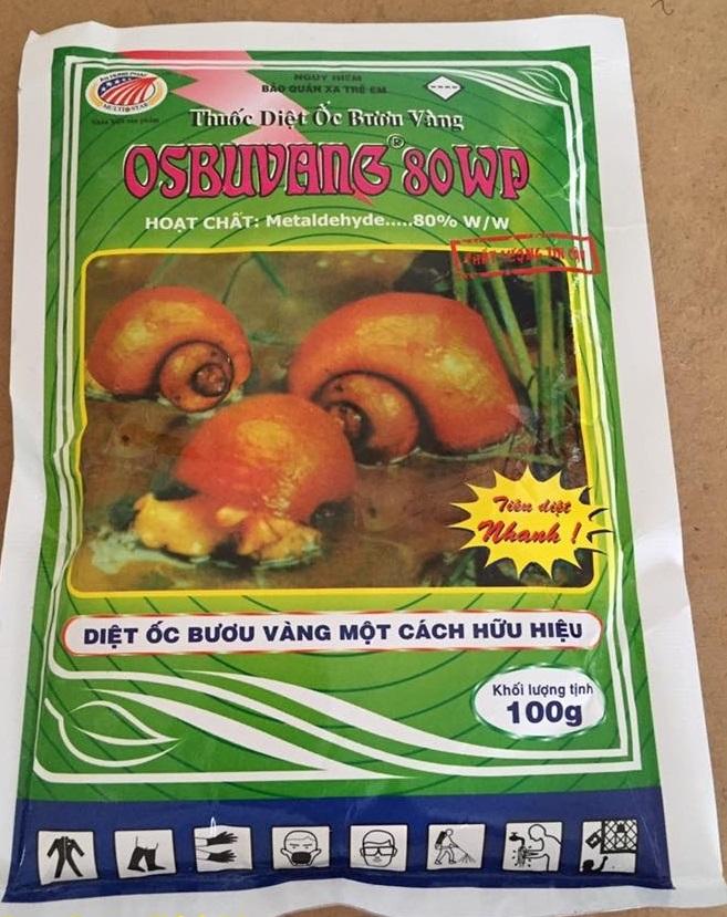 Thuốc diệt ốc Osbuvang 80WP 100g