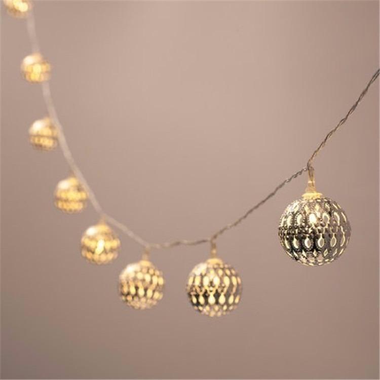 DÂY ĐÈN LED TRANG TRÍ DECOR ĐẸP - QUẢ CẦU BẠC