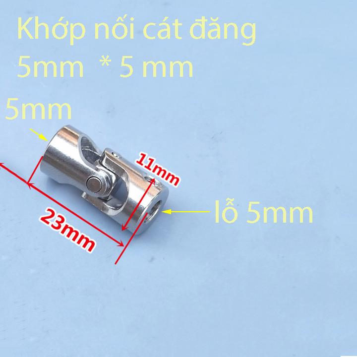 khớp nối cardan 5x5mm