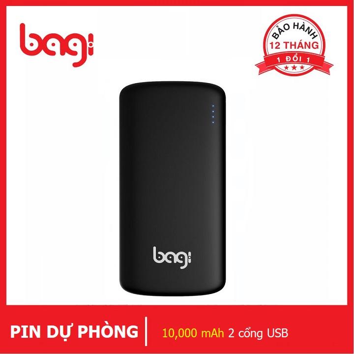 Pin Dự Phòng Bagi 10000mAh Tinh Tế, Gọn Nhẹ