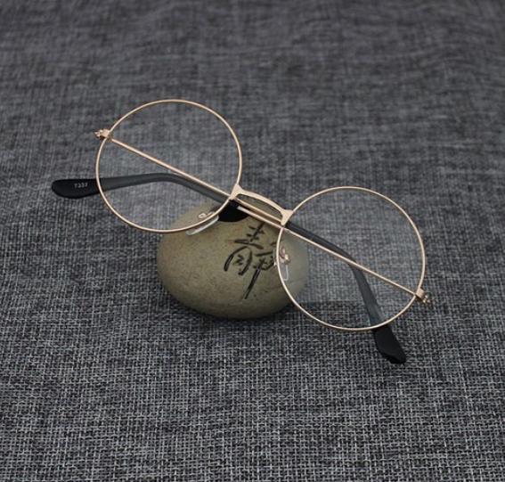 [HCM]Kính nobita gọng tròn trẻ trung kiểu hàn quốc ( vàng)