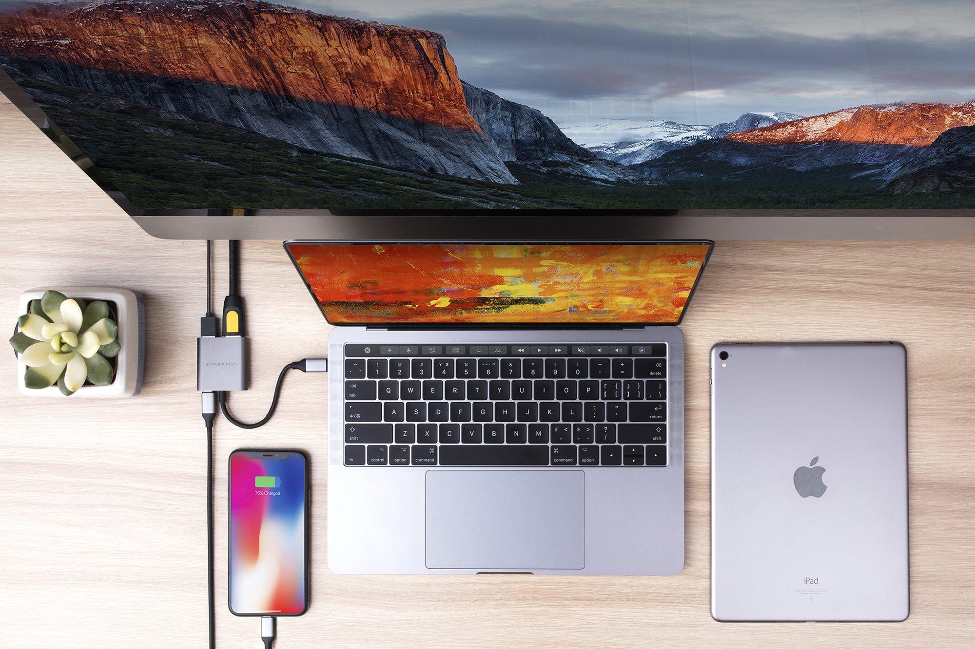 HyperDrive 4K HDMI 3-in-1 USB-C Hub